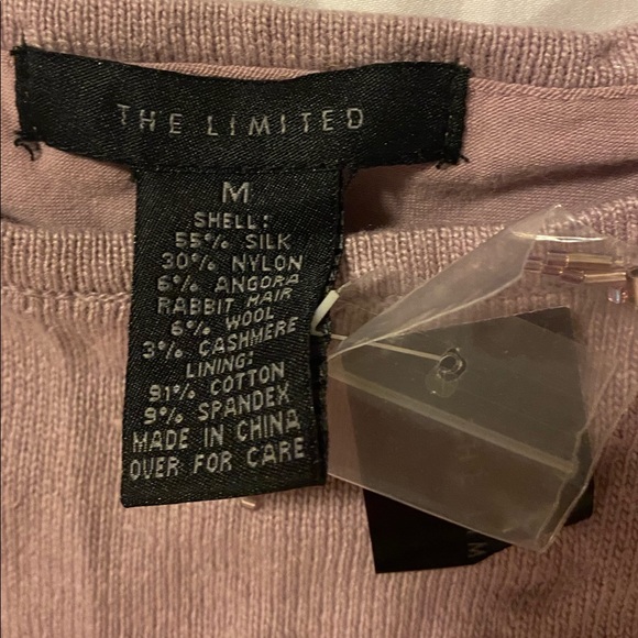 NWT limited purple sweater tank with embellishment - Picture 2 of 3